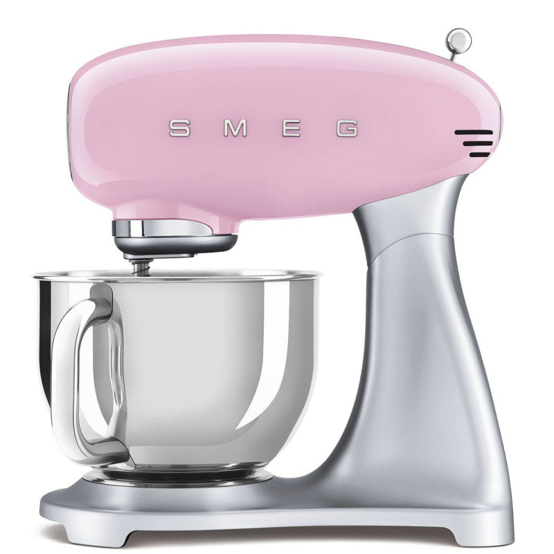Robot pâtissier sur socle Années 50 SMEG Rose