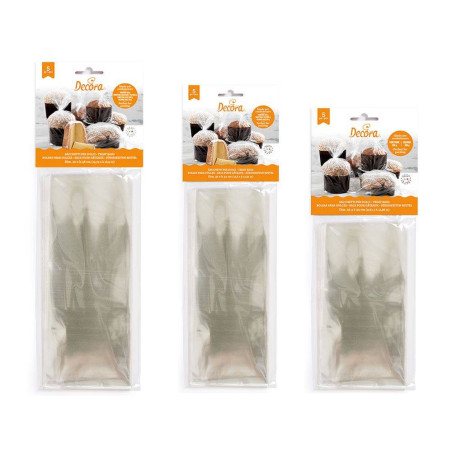 Sachet transparent biscuits, chocolats friandises 400 x 485 x 515 mm Les 5