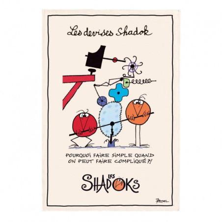 Torchon Coton SHADOKS Les...