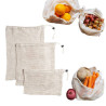 Sac Filet emballage réutilisable pour légumes fruits For The Future  Les 3