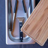 Ustensiles Plancha Spatule Pince Coffret du chef Bac gastro Planche à découper ENO