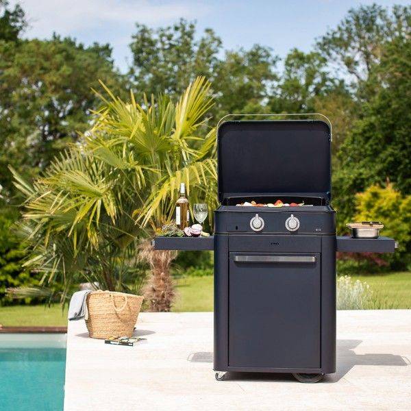 MODULO Pack Cuisine extérieure Elément Meuble plancha Acier Galvanisé ENO