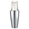 SHAKER Cocktail Inox + Verre gradué 400ml avec recettes KitchenCraft