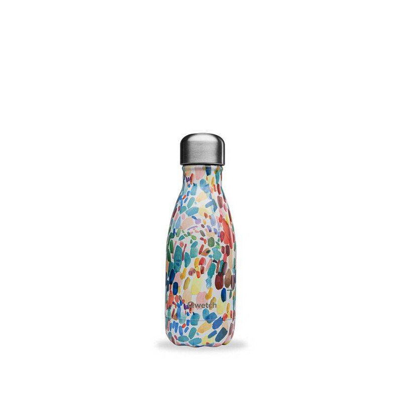 Bouteille isotherme double paroi en Inox Qwetch 260 ml Arty