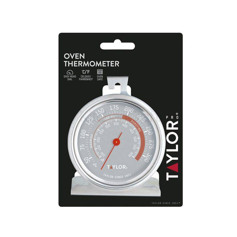 Thermomètre De Four Professionnel Inox – Longue Sonde 31,2 Cm – Précision Garantie