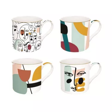 MODERNISM Mug Porcelaine -...