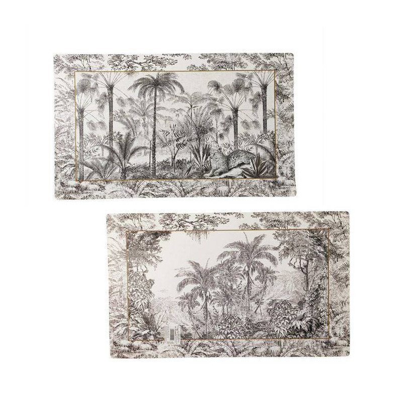 RETRO JUNGLE Set de Table souple 45 x 30 cm SC