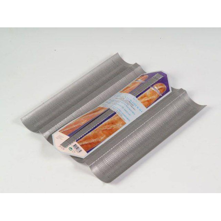 Plaque moule à 4 baguettes PATISSE revêtu
