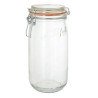 CONSERVE Bocal en verre avec couvercle et caoutchouc Le Parfait 1.5 L