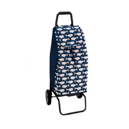 CARLUX Baleine Poussette de marché Chariot de courses 2 roues SIDEBAG