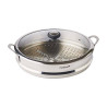 O´WOK Panier vapeur Inox + couvercle verre MASTRAD D32  SC