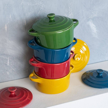 Set 4 Mini Cocotte ronde...