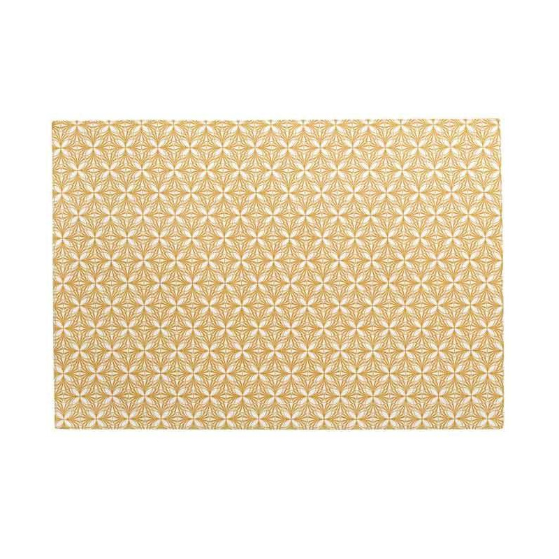 Set de Table enduit CALYPSE 100% coton Winkler Jaune