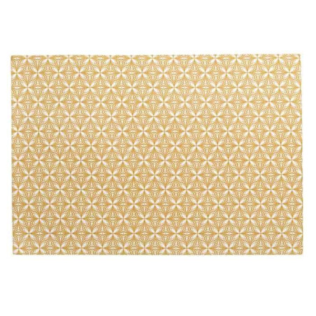 Set de Table enduit CALYPSE 100% coton Winkler Jaune