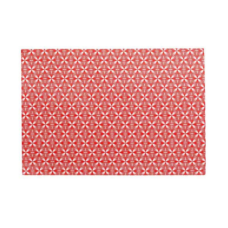 Set de Table enduit CALYPSE 100% coton Winkler Rouge