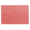 Set de Table enduit CALYPSE 100% coton Winkler Rouge