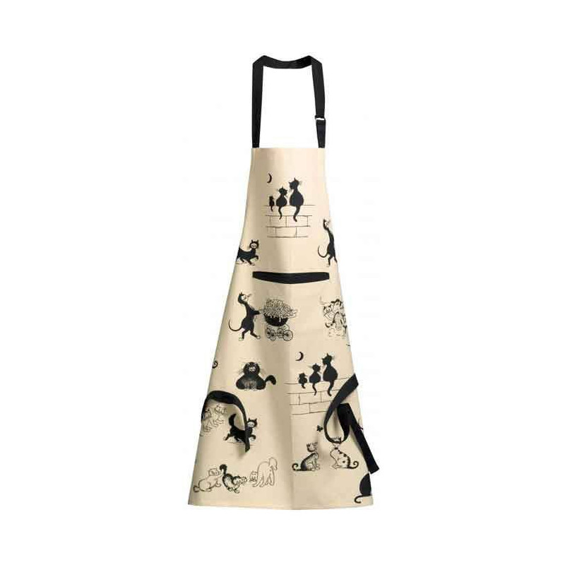 Tablier de cuisine 100% coton DUBOUT 3 Chats