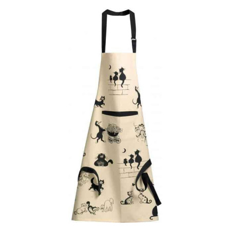 Tablier de cuisine 100% coton DUBOUT 3 Chats
