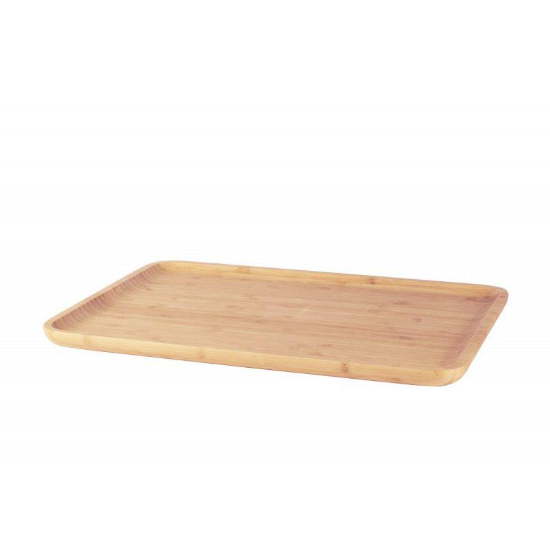 Lot De 2 Plateaux De Service En Bambou – Plateau Petit Déjeuner, Repas – Poignées Et Bords Surélevés – 45 X 42 Cm - 9