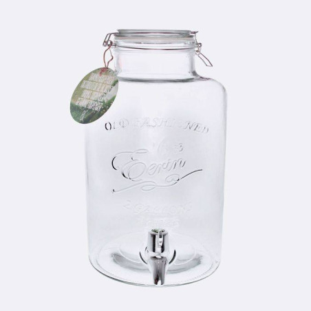 Bonbonne en verre avec...