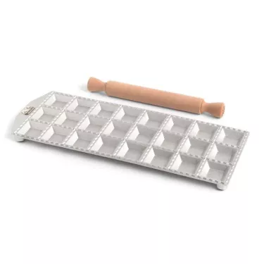 Presse à Raviolis Carrée 12 Trous – Moule En Alliage D’Aluminium, Facile à Utiliser Et Nettoyer