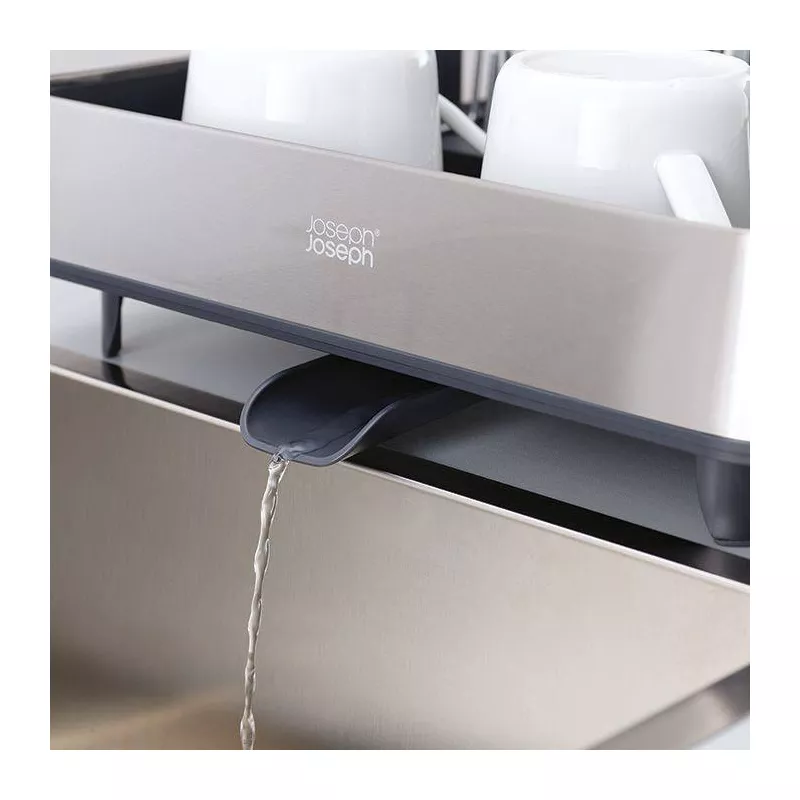 Égouttoir À Vaisselle Extensible, Pliable En Acier Inoxydable, Avec