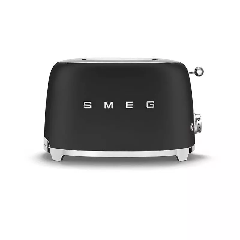Toaster 2 tranches Grille pain Années 50 SMEG Noir Mat