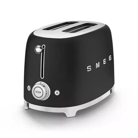 Toaster 2 tranches Grille pain Années 50 SMEG Noir Mat