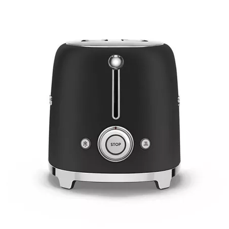 Toaster 2 tranches Grille pain Années 50 SMEG Noir Mat