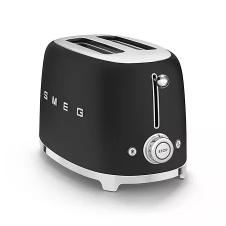 Toaster 2 tranches Grille pain Années 50 SMEG Noir Mat
