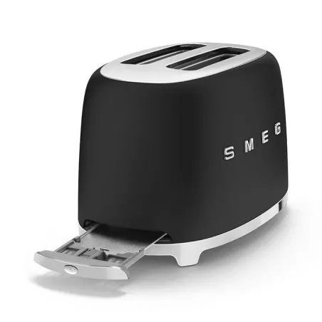 Toaster 2 tranches Grille pain Années 50 SMEG Noir Mat