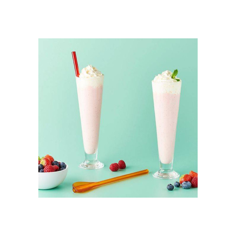 8 Pailles-Cuillères En Inox 2-en-1 - Agitateur Pour Cocktail Et Smoothie | Avec Brosses De Nettoyage