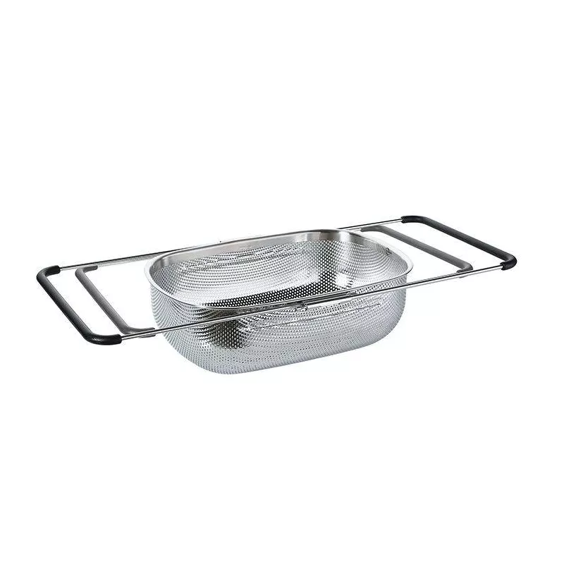 Panier de passoire extensible de cuisine de passoire pliable, passoire