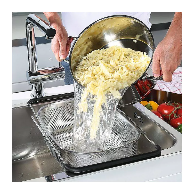 Passoire Extensible Crofton Par Whitehaus – Au-dessus De L'évier – Inox Neuve