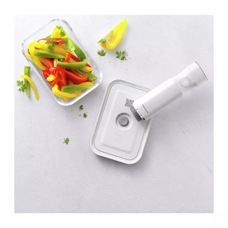 Pompe à Vide ZWILLING Fresh & Save - Compacte, Rechargeable USB - Prolonge La Fraîcheur Des Aliments Jusqu'à 5 Fois