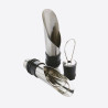 Bouchon bec verseur anti-goutte inox et silicone Point Virgule - Les 2