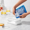Bac à glaçons en silicone gros cubes  XL avec couvercle OXO