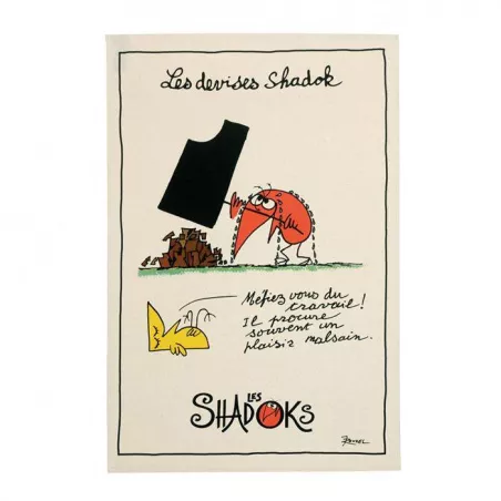 Torchon Coton SHADOKS Le...
