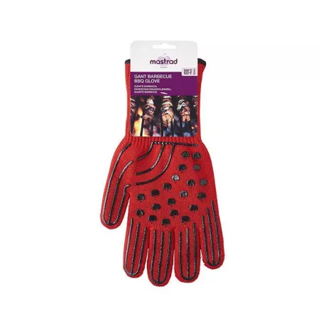 Gant de barbecue Ambidextre Mastrad Rouge
