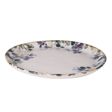 GARDEN Assiette plate en Faïence  D27.5 TABLE PASSION