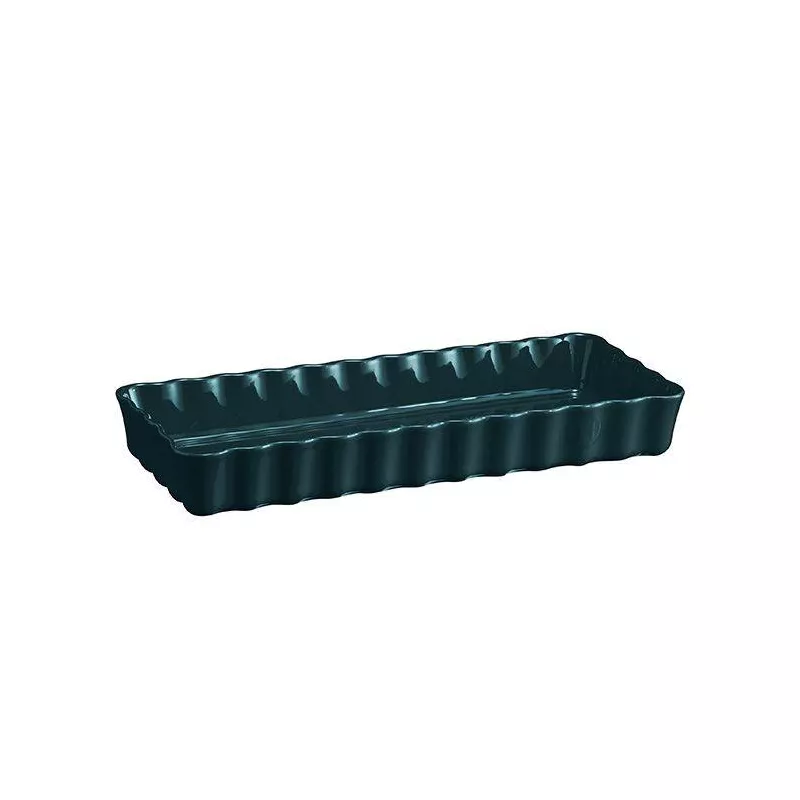 Plat à Pâtisserie Rectangulaire Le Creuset – Céramique Bleu 12x8x2 Pouces – Neuf