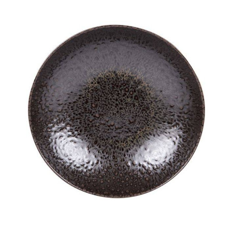 BASALTE Assiette plate en Grès D27 TABLE PASSION