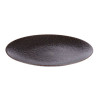 BASALTE Assiette plate en Grès D27 TABLE PASSION
