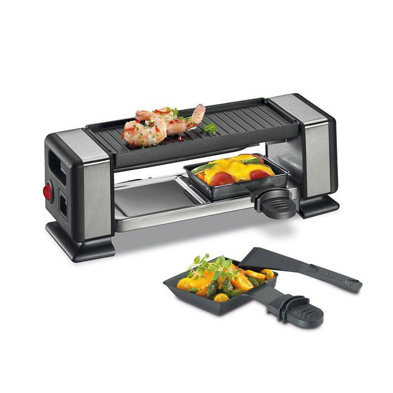 Bestron Mini Gril Raclette pour 1 À 2 personnes Revêtement
