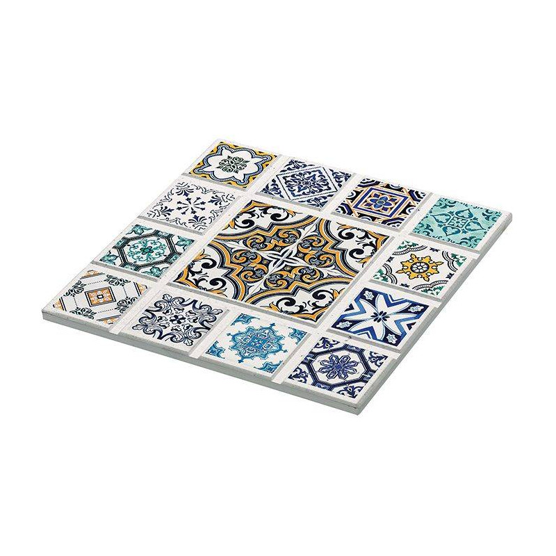 Ancien dessous de plat en céramique