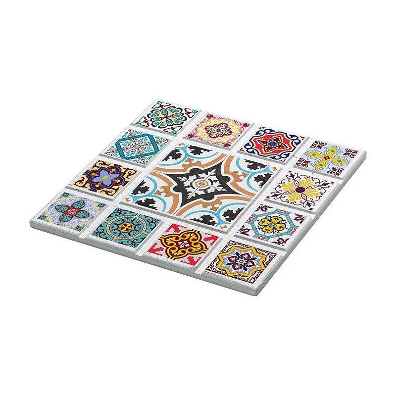 Dessous De Plat Poule En Céramique Grise, Poterie Fabriquée En Alsace