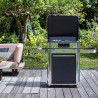 Plancha électrique + Chariot + Capot Combo ENOSIGN 65 Eno Inox et Noir