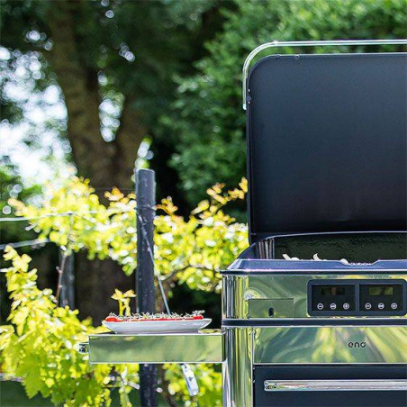 Plancha électrique + Chariot + Capot Combo ENOSIGN 65 Eno Inox et Noir