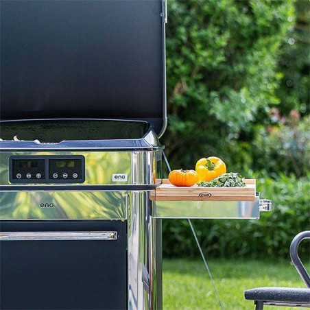 Plancha électrique + Chariot + Capot Combo ENOSIGN 65 Eno Inox et Noir