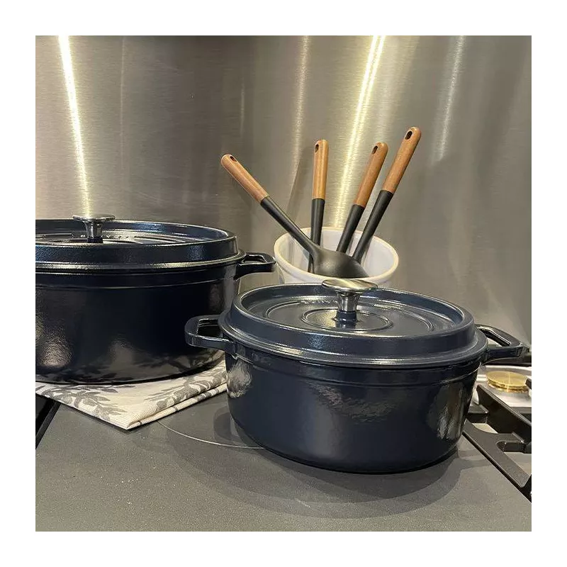 Grande cocotte en fonte Invicta - 29 × 22 cm - Vintage - Arts de la table